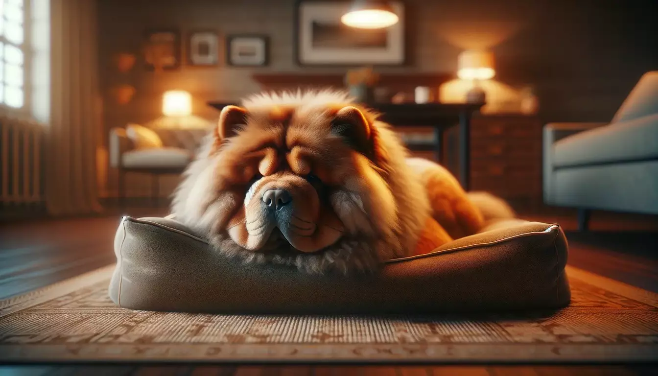 Chow Chow resting